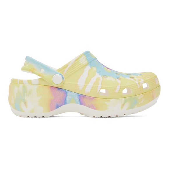 CROCS Shoes - Tie dye platform crocs